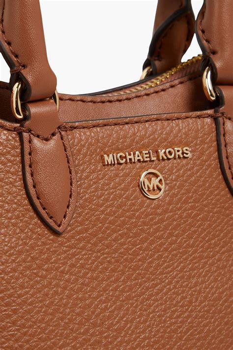 michael kors pebble leather